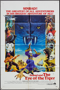 SINBAD AND THE EYE OF THE TIGER   Original American One Sheet   (Columbia, 1977)