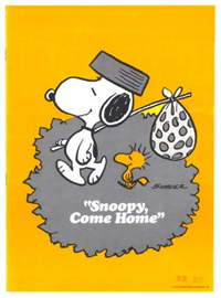 SNOOPY COME HOME   Original American One Sheet   (Cinema Center, 1972)