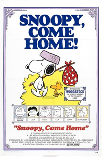 SNOOPY COME HOME   Original American One Sheet   (Cinema Center, 1972)