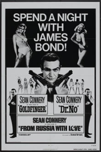 SPEND A NIGHT WITH JAMES BOND!   Re-Release American One Sheet   (United Artists, 1972)