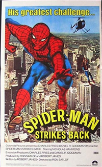 SPIDER-MAN STRIKES BACK   Original American One Sheet   (Columbia, 1978)