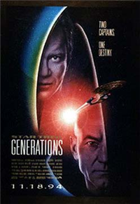 STAR TREK: GENERATIONS   Original American One Sheet Style A   (Paramount, 1994)