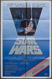 STAR WARS   Re-Release American One Sheet   (20th Century Fox, 1982)
