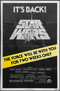 STAR WARS   Re-Release American One Sheet   (20th Century Fox, 1981)