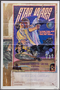 STAR WARS   Original American One Sheet Style D   (20th Century Fox, 1977)