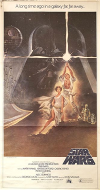STAR WARS   Original American Three Sheet   (20th Century Fox, 1977)