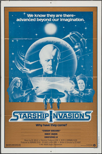 STARSHIP INVASIONS   Original American One Sheet   (Warner Brothers, 1977)
