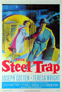 THE STEEL TRAP   Original American One Sheet   (20th Century Fox, 1952)
