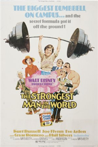 THE STRONGEST MAN IN THE WORLD   Original American One Sheet   (Disney, 1975)
