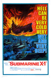 SUBMARINE X-1   Original American One Sheet   (United Artists, 1969)