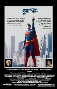 SUPERMAN: THE MOVIE   Original American One Sheet Style B   (Warner Brothers, 1978)