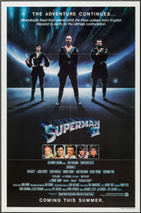 SUPERMAN II   Original American One Sheet Advance Style   (Warner Brothers, 1981)