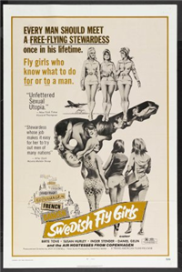 SWEDISH FLY GIRLS   Original American One Sheet   (TransAmerican, 1972)