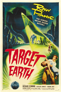 TARGET EARTH   Original American One Sheet   (Allied Artists, 1954)