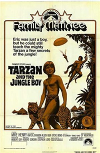TARZAN AND THE JUNGLE BOY   Re-Release American One Sheet   (Paramount, 1974)