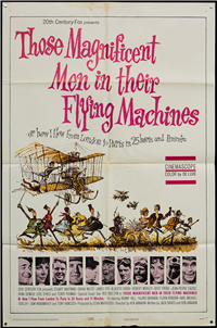 THOSE MAGNIFICENT MEN IN THEIR FLYING MACHINES   Original American One Sheet   (20th Century Fox, 1965)