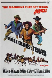 THREE GUNS FOR TEXAS   Original American One Sheet   (Universal, 1968)