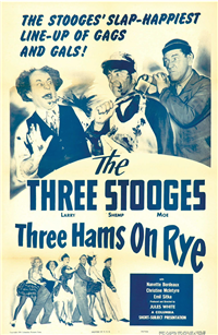 THREE HAMS ON RYE   Original American One Sheet   (Columbia, 1950)