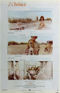 3 WOMEN   Original American One Sheet   (Twentieth Century-Fox Film Corporation, 1977)
