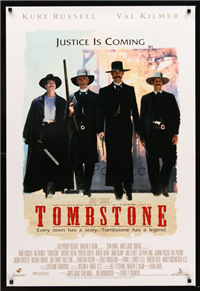 TOMBSTONE   Original American International One Sheet  (Hollywood, 1993)