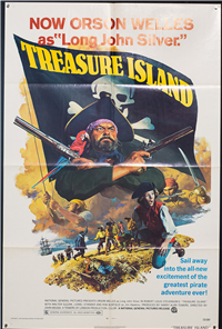 TREASURE ISLAND   Original American One Sheet   (National General, 1972)