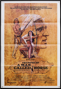 TRIUMPHS OF A MAN CALLED HORSE   Original American One Sheet   (Hesperia, 1983)