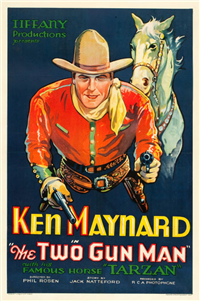 THE TWO-GUN MAN   Original American One Sheet   (Tiffany, 1931)
