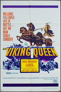 THE VIKING QUEEN   Original American One Sheet   (20th Century Fox, 1967)