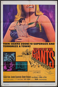 VILLAGE OF THE GIANTS   Original American One Sheet   (Embassy, 1965)