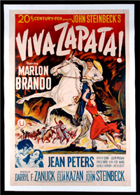 VIVA ZAPATA!   Original British One Sheet   (20th Century Fox, 1952)