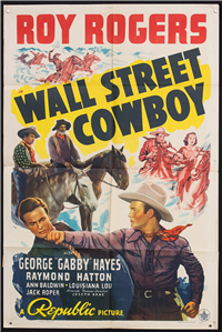 WALL STREET COWBOY   Original American One Sheet   (Republic, 1939)