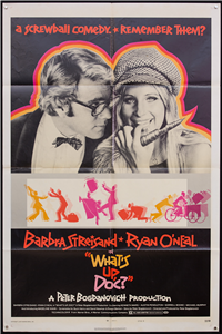 WHAT'S UP, DOC?   Original American One Sheet Style B   (Warner Brothers, 1972)