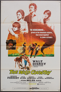 THE WILD COUNTRY   Original American One Sheet   (Buena Vista (Disney), 1971)