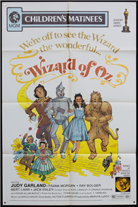 THE WIZARD OF OZ   Re-Release American One Sheet   (MGM, 1972)