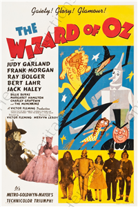 THE WIZARD OF OZ   Original American One Sheet Style D   (MGM, 1939)