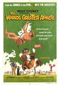 THE WORLD'S GREATEST ATHLETE   Original American One Sheet   (Buena Vista (Disney), 1973)