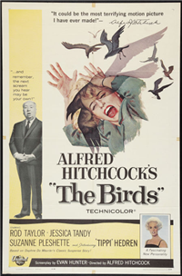 THE BIRDS   Original American One Sheet   (Universal, 1963)