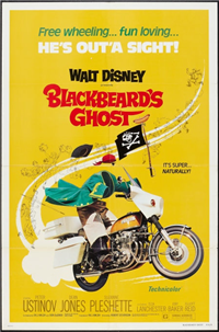 BLACKBEARD'S GHOST   Re-Release American One Sheet   (Buena Vista (Disney), 1976)