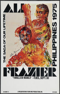ALI VS. FRAZIER   Original American One Sheet   (Murray Poster Printing, 1975)