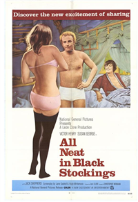 ALL NEAT IN BLACK STOCKINGS   Original American One Sheet   (National General, 1969)