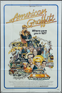 AMERICAN GRAFFITI   Original American One Sheet   (Universal, 1973)
