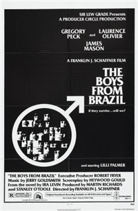 THE BOYS FROM BRAZIL   Original American One Sheet   (20th Century Fox, 1978)