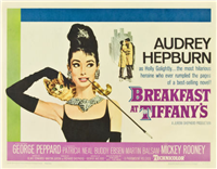 BREAKFAST AT TIFFANY'S   Original American Half Sheet   (Paramount, 1961)