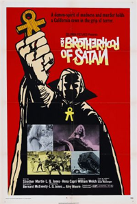 THE BROTHERHOOD OF SATAN   Original American One Sheet   (Columbia, 1971)