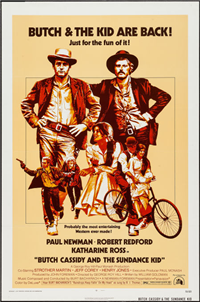BUTCH CASSIDY AND THE SUNDANCE KID   Re-Release American One Sheet   (20th Century Fox, 1973)