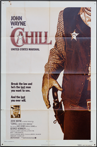 CAHILL: UNITED STATES MARSHALL   Original American One Sheet   (Warner Brothers, 1973)