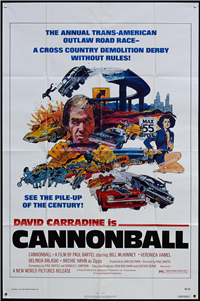 CANNONBALL   Original American One Sheet   (New World, 1976)