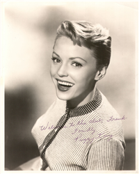 Peggy King (Singer-Actress, 1930-) Signed 8x10 Glossy Photo circa 1950s