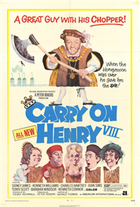CARRY ON HENRY VIII   Original American One Sheet   (AIP, 1970)