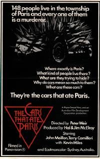 THE CARS THAT ATE PARIS   Original American One Sheet   (Salt-Pan, 1974)